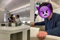 Hành khách thương gia sàm sỡ cô gái trẻ trên máy bay