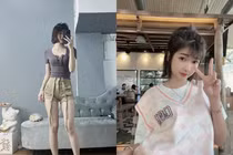 Cô chủ shop tạo trend “ngã mua không” lộ nhan sắc cực nuột