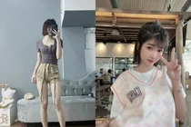 Cô chủ shop tạo trend “ngã mua không” lộ nhan sắc cực nuột