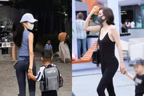 Đến trường đón con, hội chị em mặc đồ bó chẽn làm netizen ái ngại