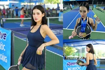Hot girl gây tranh cãi chơi pickleball 8 tiếng/ngày khoe body miễn chê
