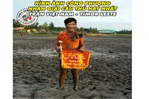 Ảnh chế bóng đá: Công Phượng tỏa sáng ở "sân ruộng" Thống Nhất