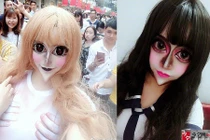 "Hot girl mặt rắn" cằm nhọn hoắt khiến anh em sợ phát khiếp