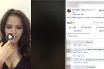 Giữa nghi vấn lộ clip “nóng”, hot girl Mì Gõ livestream?