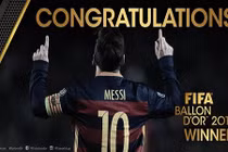Messi giành Quả bóng Vàng thế giới 2015