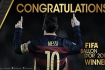 Messi giành Quả bóng Vàng thế giới 2015