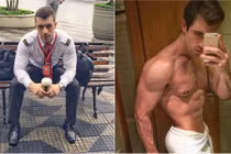 Soái ca phi công bụng 6 múi khiến phái nữ “phát điên“