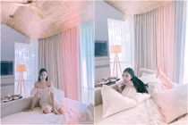 Khoe ảnh "giường chiếu" đi công tác, nữ MC trẻ nhất VTV gây sốt