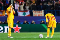Thua Atletico Madrid, Barcelona trở thành cựu vương UEFA Champions League