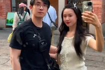 Midu hiếm hoi lộ diện, netizen đồn đoán đã có "tin vui"