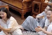 Về nhà chồng, vợ tương lai của Quang Hải thoải mái hát ca 