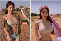 Nữ DJ Trung Quốc gây tranh cãi diện đồ hở hang tới Ả Rập Xê-út