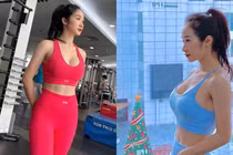 "Cô giáo tiểu học" gây sốt phòng tập vì diện đồ gym quá đẹp