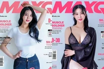 Xuất hiện trên bìa tạp chí, người đẹp hàng không gây chú ý