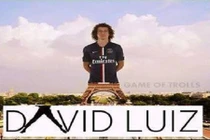 Ảnh chế bóng đá: David Luiz - “tháp Eiffel thứ hai” của Pháp