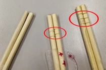 Sự thật rợn người về vòng tròn khắc trên đầu đũa dùng 1 lần
