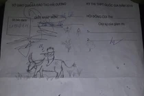 “Cười đau bụng” với loạt siêu phẩm giấy nháp tại kỳ thi THPT 2019