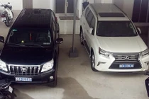 Nhận 2 xe Lexus của doanh nghiệp, Cà Mau gỡ 3 biển số xanh 