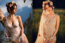 Hóa cô dâu phiên bản cực quyến rũ, gái xinh "đất Mỏ" gây sốt