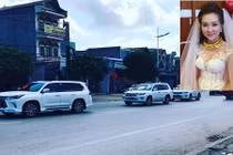 Đám cưới toàn siêu xe sang chảnh của người đẹp Quảng Ninh