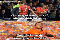 Ảnh chế: Hai “liều thuốc kích thích” MU dành cho Ashley Young