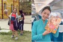 Nữ tiếp viên hàng không lộ vóc dáng ngày chưa giảm cân gây choáng