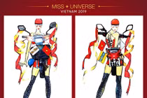 Siêu "bá đạo" thiết kế trang phục dự thi Hoa hậu Hoàn Vũ 2019 cho Hoàng Thuỳ