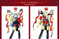 Siêu "bá đạo" thiết kế trang phục dự thi Hoa hậu Hoàn Vũ 2019 cho Hoàng Thuỳ