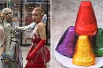 Cười lộn ruột ảnh chế “yêu tinh” hết hồn tại Tuần lễ thời trang Quốc tế 