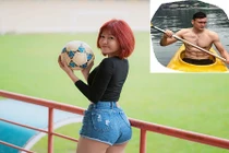 Thủ môn Lâm Tây và tin đồn hẹn hò với “nữ HLV thể hình” cực chất