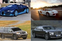 Những nhà vô địch... “uống xăng” trong thế giới xe