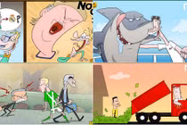 Sôi động thông tin chuyển nhượng qua loạt ảnh biếm họa