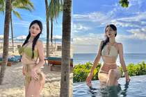Hot girl Hàn Quốc “nghiện” du lịch Việt Nam diện bikini cực xinh