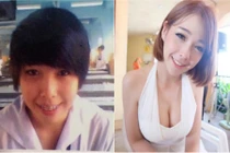 Nhan sắc tệ hại của hot girl Thái trước khi “dao kéo“