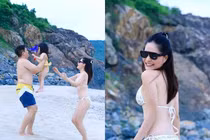 "Nữ đại gia quận 7" diện bikini, netizen mắng thằng mặt điều này