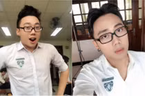 Hot boy Gino Tống xuất hiện với vẻ ngoài thư sinh