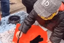 “Ông đồ” 4 tuổi ở Trung Quốc