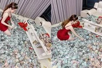 Clip: Gái xinh với màn đập lợn ăn Tết khiến dân mạng trầm trồ