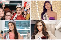 Ngọc Châu và dàn đối thủ lên đường thi Miss Universe 2022