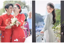 Ngắm trọn bộ ảnh lễ ăn hỏi của Phương Nga - Bình An