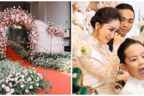 Khánh Thi bật khóc trong lễ rước dâu
