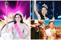 Soi quyền trượng của dàn hoa hậu Việt khi đăng quang
