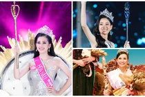 Soi quyền trượng của dàn hoa hậu Việt khi đăng quang