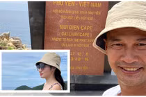Tiết Cương và vợ kém hàng chục tuổi đồng loạt khoe ảnh du lịch