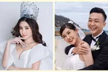 Lê Âu Ngân Anh từ rùm beng hoa hậu đến cô dâu hạnh phúc