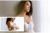 Phạm Quỳnh Anh khoe vòng một căng đầy khi mang bầu