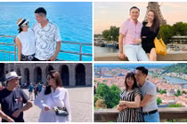 Kỳ nghỉ nước ngoài hâm nóng tình cảm của các cặp đôi sao Việt
