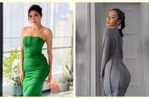 Vẻ gợi cảm của siêu mẫu Minh Tú sở hữu vòng ba gần 1 mét 