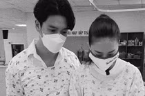 Ngô Thanh Vân cùng chồng trẻ đi làm từ thiện