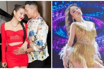 Phương Trinh Jolie gợi cảm khi mang bầu với chồng trẻ